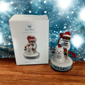CarFax Promotional Car Fox Christmas Holiday Ornament